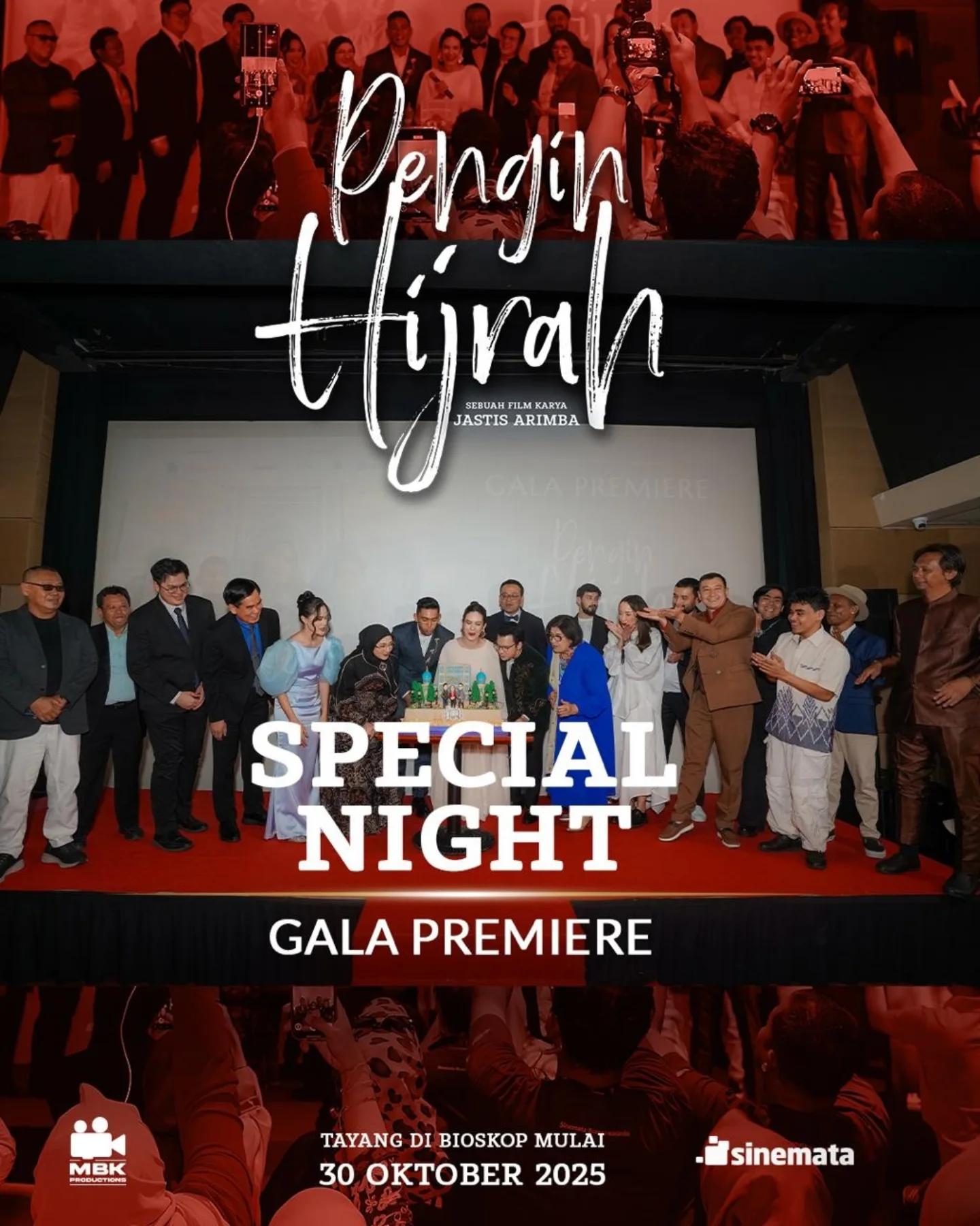 Read more about the article Gala Premier Film “Pengin Hijrah”, di studio 3, XXI Plaza Indonesia, Jakarta Pusat, Jumat (17/10).